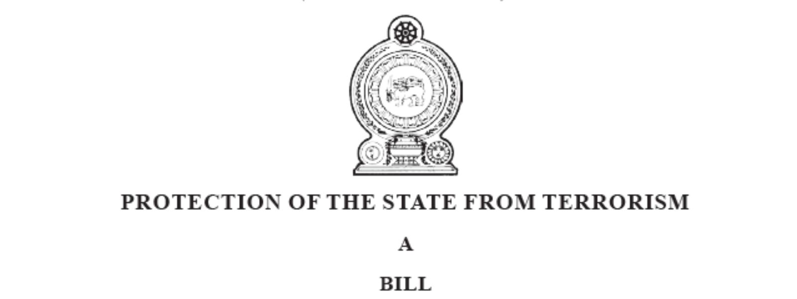 Sri Lanka Gazettes New Anti-Terror Bill